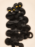 Venyhair Raw Brazilian Body Wave Hair bundle showing the natural S pattern wave texture